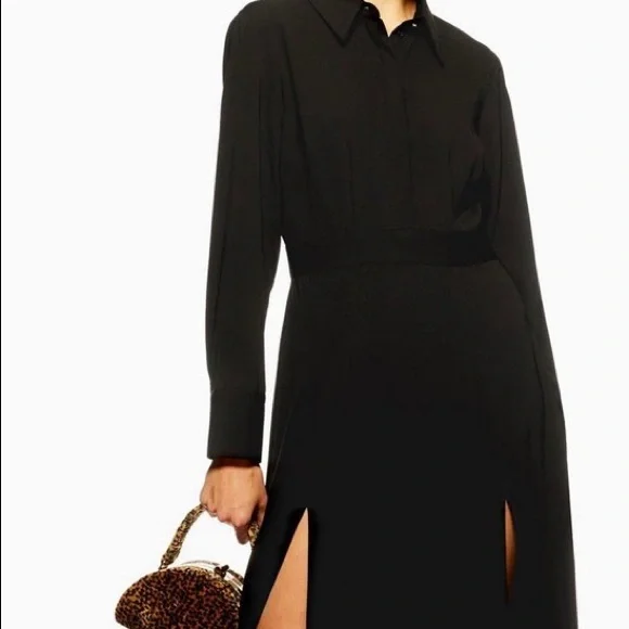open lace back dress TOPSHOP. White pleated dress with black bow. TS  Hibuy market